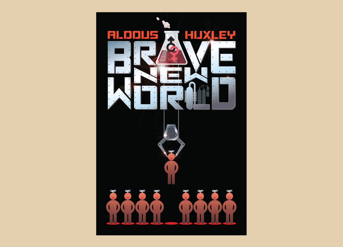 Brave New World Book Cover Design